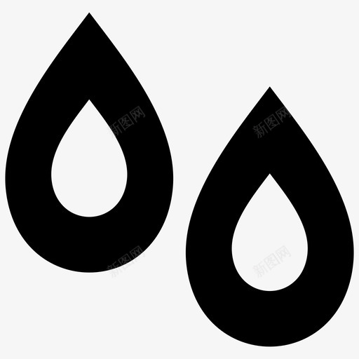 水清澈水滴svg_新图网 https://ixintu.com 清澈 水滴 液体 自然 波浪