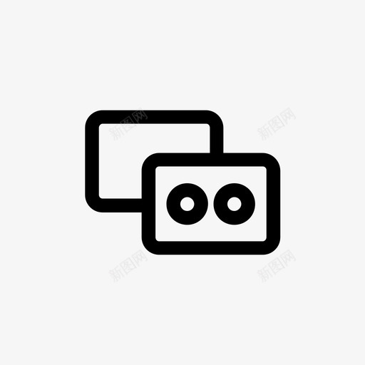 聊天用户界面用户界面概述2svg_新图网 https://ixintu.com 用户界面 聊天 概述