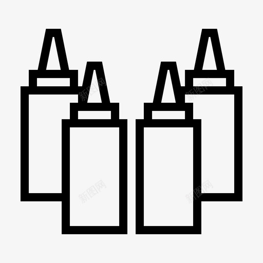 打印机墨水彩色墨水办公文具用品svg_新图网 https://ixintu.com 墨水 打印机 彩色 办公文具 用品