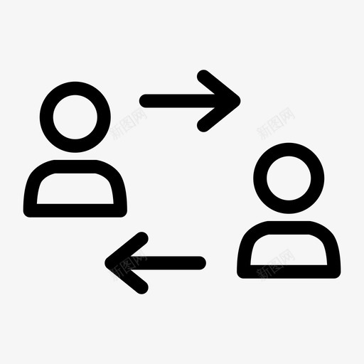 工作交换职业职位svg_新图网 https://ixintu.com 交换 工作 职业 职位 业务 大纲