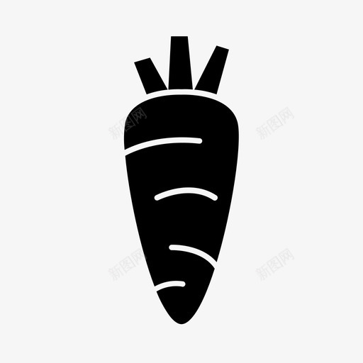 胡萝卜吃农业svg_新图网 https://ixintu.com 农业 花园 胡萝卜 园艺