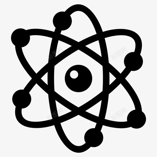 原子化学自然svg_新图网 https://ixintu.com 化学 原子 化学化 自然