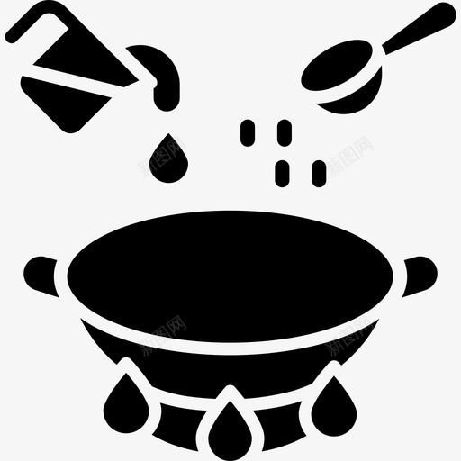 烹饪食物热svg_新图网 https://ixintu.com 烹饪 食物 热锅锅 填充