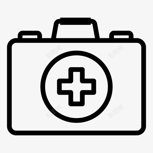 急救箱医疗箱药品箱svg_新图网 https://ixintu.com 急救箱 医疗 药品 野营