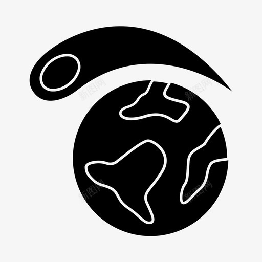 小行星环绕地球天文学星系svg_新图网 https://ixintu.com 小行星 环绕 绕地球 天文学 星系 宇宙