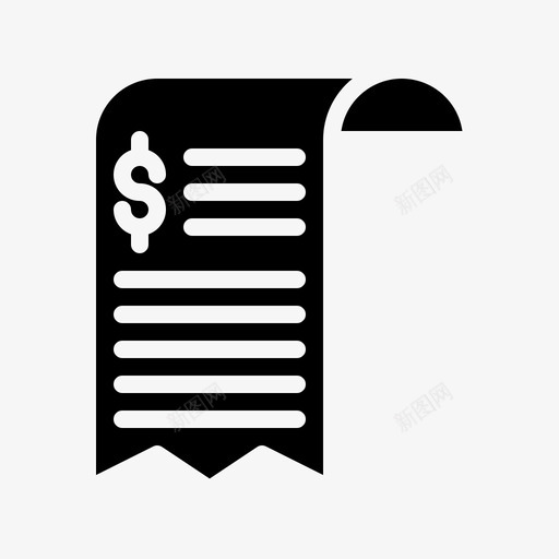 账单支出财务svg_新图网 https://ixintu.com 账单 支出 财务 发票 采购 黑色 星期五 雕文