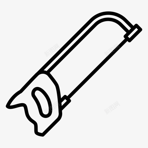 钢锯刀具设备svg_新图网 https://ixintu.com 钢锯 刀具 设备 工具 木工