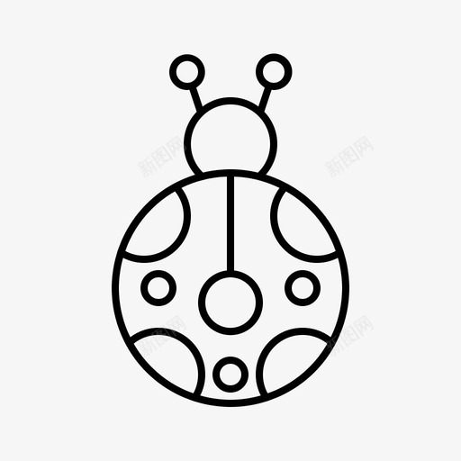 秋天虫子昆虫svg_新图网 https://ixintu.com 季节 秋天 虫子 昆虫 瓢虫