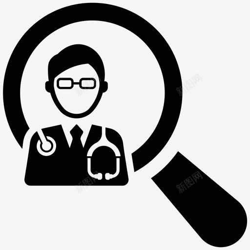 找医生健康医疗svg_新图网 https://ixintu.com 医生 健康 医疗 搜索 医疗保健