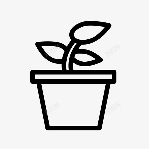 盆栽植物生态环境svg_新图网 https://ixintu.com 盆栽 植物 生态环境 自然生态 环境