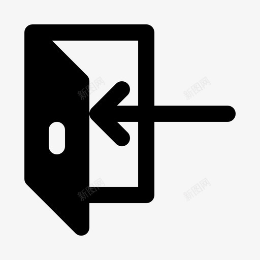 门进入输入svg_新图网 https://ixintu.com 进入 输入 登录 符号 图示