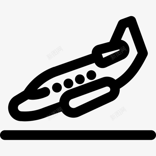 飞机坠毁飞行svg_新图网 https://ixintu.com 飞机 坠毁 飞行 着陆 运输 泻湖
