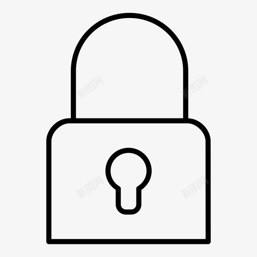 安全锁孔钥匙svg_新图网 https://ixintu.com 安全 锁孔 钥匙 挂锁