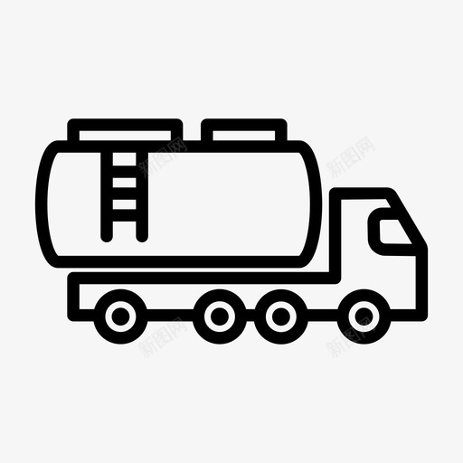 油罐车运输液体svg_新图网 https://ixintu.com 油罐车 运输 液体 车辆