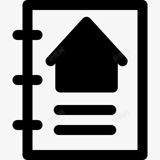 证书住宅房屋svg_新图网 https://ixintu.com 住宅 证书 住宅房 房屋 房地产