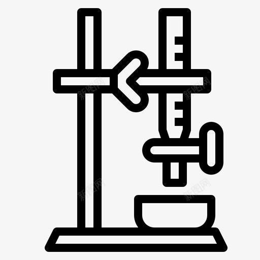 滴定管化学实验svg_新图网 https://ixintu.com 滴定管 化学实验 试管 科学家