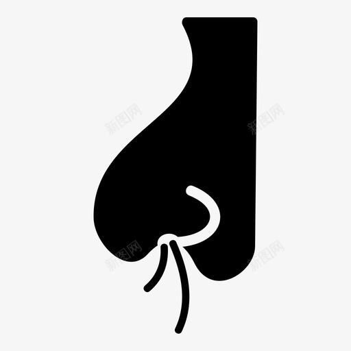 鼻子过敏保健svg_新图网 https://ixintu.com 鼻子 过敏 保健 保健医 医疗 鼻腔 流鼻涕