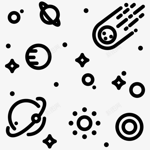 宇宙星系银河系svg_新图网 https://ixintu.com 宇宙 星系 银河系 行星 恒星 太空