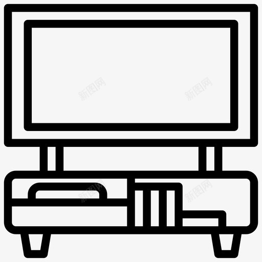电视柜电视家具第二卷svg_新图网 https://ixintu.com 电视柜 电视 家具 第二