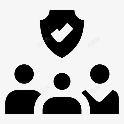 家庭保护人安全svg_新图网 https://ixintu.com 家庭 保安 保护 保护人 安全 基本 填充