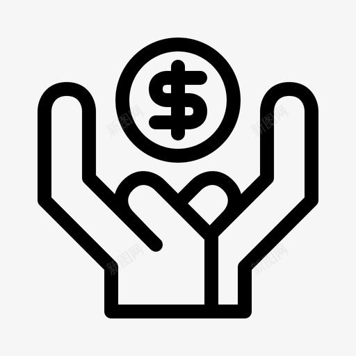 美元手钱svg_新图网 https://ixintu.com 在线 美元 手钱