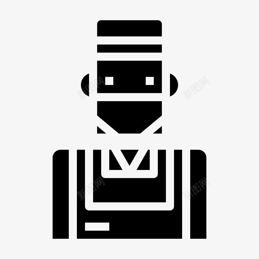 医生男人面罩svg_新图网 https://ixintu.com 医生 男人 面罩 防护 固体