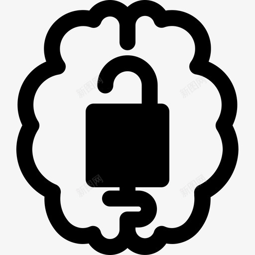人的心态大脑开放svg_新图网 https://ixintu.com 人的 心态 大脑 开放 思考 解锁