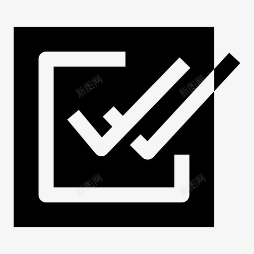 全选勾选基本ui元素23黑色填充svg_新图网 https://ixintu.com 全选 勾选 基本 元素 黑色 填充