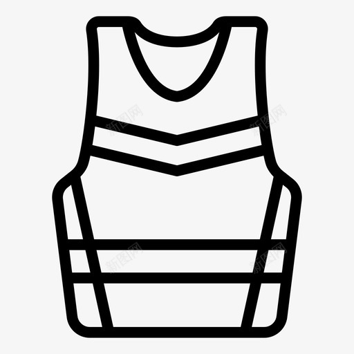 救生衣夹克保安svg_新图网 https://ixintu.com 救生衣 夹克 保安 游泳 野营