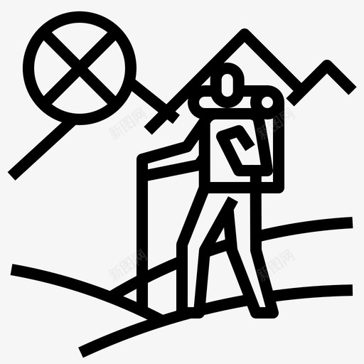 假期户外旅行svg_新图网 https://ixintu.com 假期 户外 旅行 在家 工作