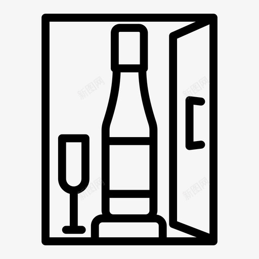 迷你吧饮料冰箱svg_新图网 https://ixintu.com 迷你 你吧 饮料 冰箱 酒店