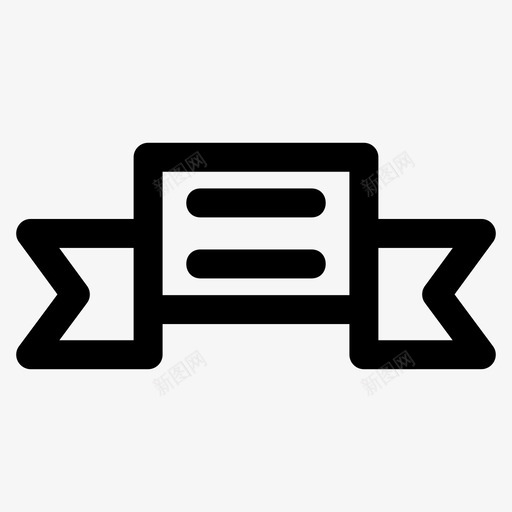 丝带横幅设计svg_新图网 https://ixintu.com 丝带 横幅 设计 元素 图形 矢量
