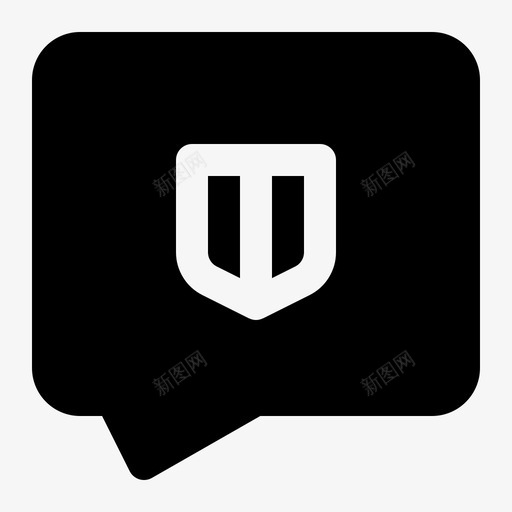 聊天通讯防护svg_新图网 https://ixintu.com 聊天 通讯 防护 盾牌 铭文