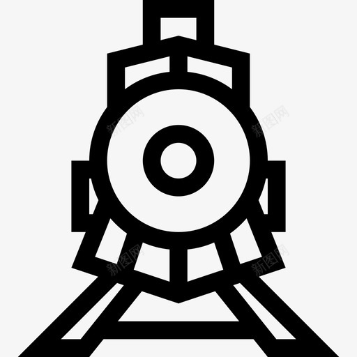 旧火车铁路运输svg_新图网 https://ixintu.com 火车 铁路运输 运输 小火