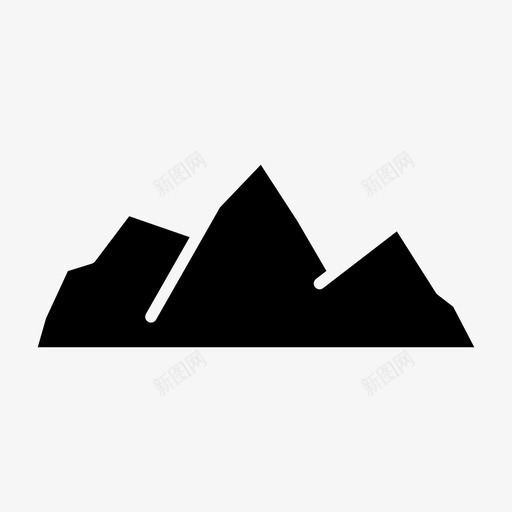 山野营小山svg_新图网 https://ixintu.com 山野 野营 小山 山峰 冬天