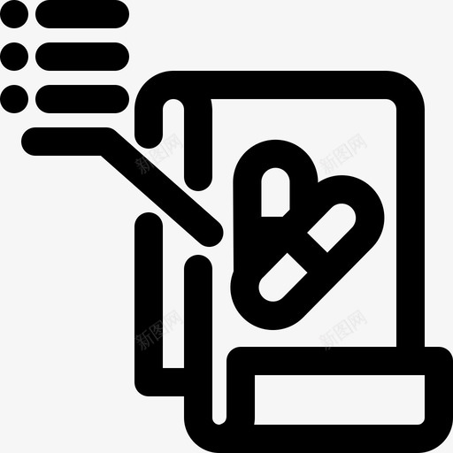 药学与医学证书药品svg_新图网 https://ixintu.com 药学 医学 证书 药品 专利 一线