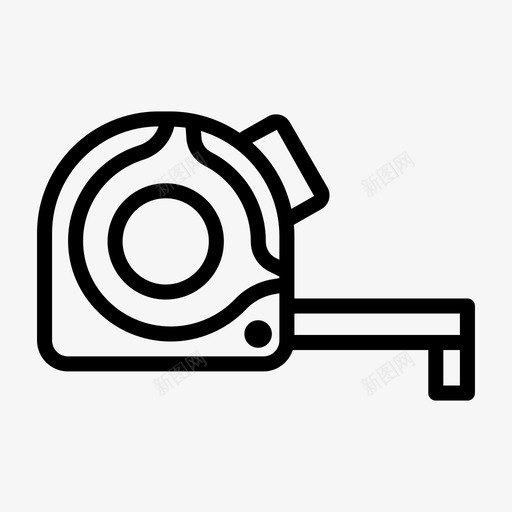 卷尺测量直尺svg_新图网 https://ixintu.com 卷尺 测量 直尺