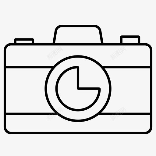 相机相片相片线图标svg_新图网 https://ixintu.com 相片 相机 线图 图标