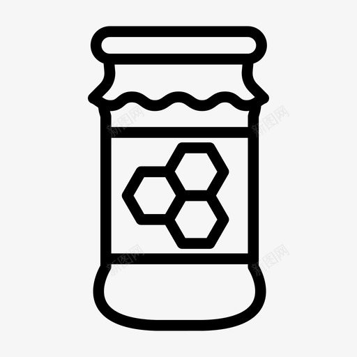 蜂蜜罐食物甜食svg_新图网 https://ixintu.com 蜂蜜 蜜罐 食物 甜食 超级