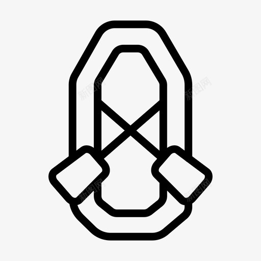 橡皮艇橡皮筏船svg_新图网 https://ixintu.com 橡皮艇 橡皮 筏船 船艇 潜水