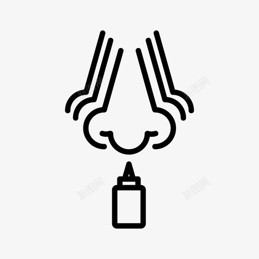 鼻保健粘液svg_新图网 https://ixintu.com 保健 粘液 鼻腔 流鼻涕 充血