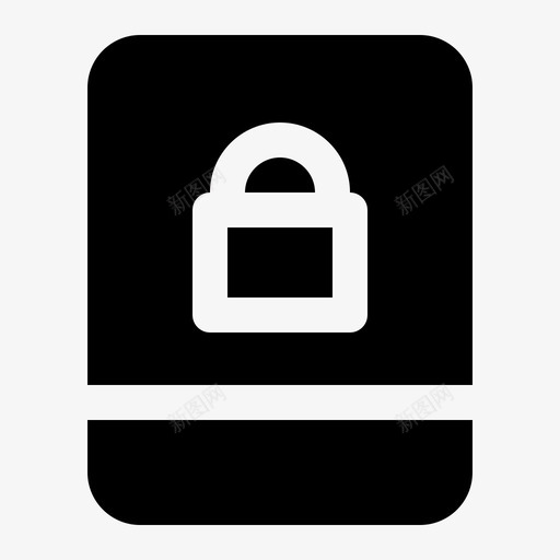 智能手机锁保护svg_新图网 https://ixintu.com 安全 智能 手机 保护 标志