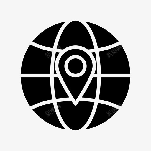 位置地图网页svg_新图网 https://ixintu.com 网页 搜索引擎 优化 位置 地图 字形