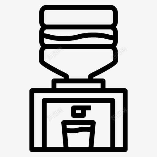 办公室酒柜冷柜svg_新图网 https://ixintu.com 办公室 酒柜 冷柜 饮料 家具 玻璃