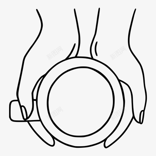 拉手杯饮料女手svg_新图网 https://ixintu.com 拉手 饮料 女手 茶手