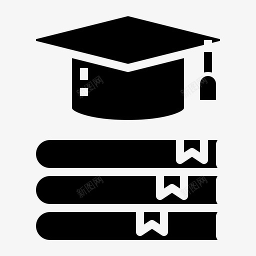 毕业帽书教育svg_新图网 https://ixintu.com 毕业 教育 帽书 牢固