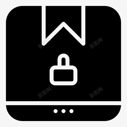 隐私物流箱送货锁svg_新图网 https://ixintu.com 隐私 物流 送货