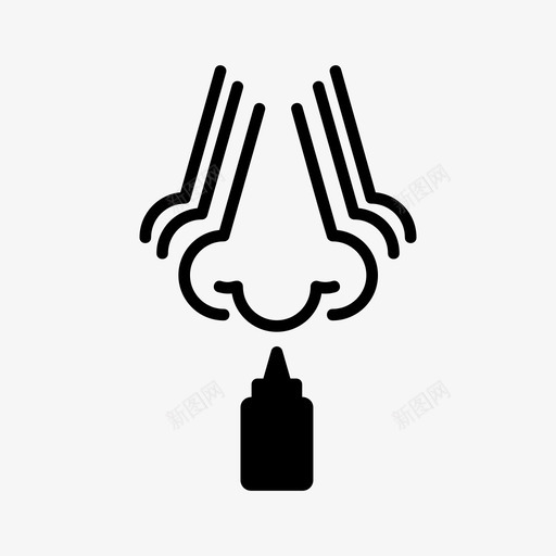 减充血剂过敏保健svg_新图网 https://ixintu.com 充血 过敏 保健 粘液 鼻腔 流鼻涕