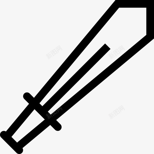 剑中世纪金属svg_新图网 https://ixintu.com 中世纪 金属 武器 微型