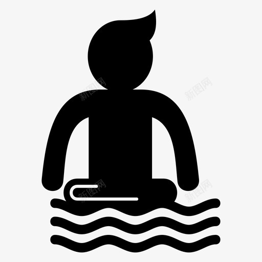 游泳游泳池大海svg_新图网 https://ixintu.com 游泳 游泳池 大海 运动员